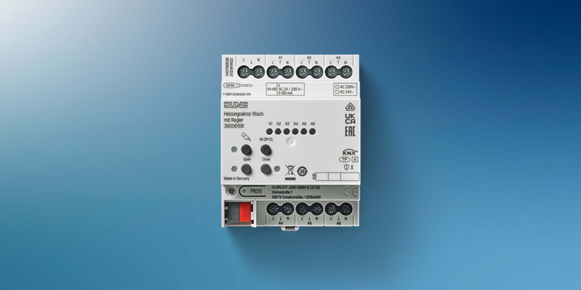 KNX Heizungsaktor 6-fach bei BeKuLux GmbH & Co.KG in Riepsdorf
