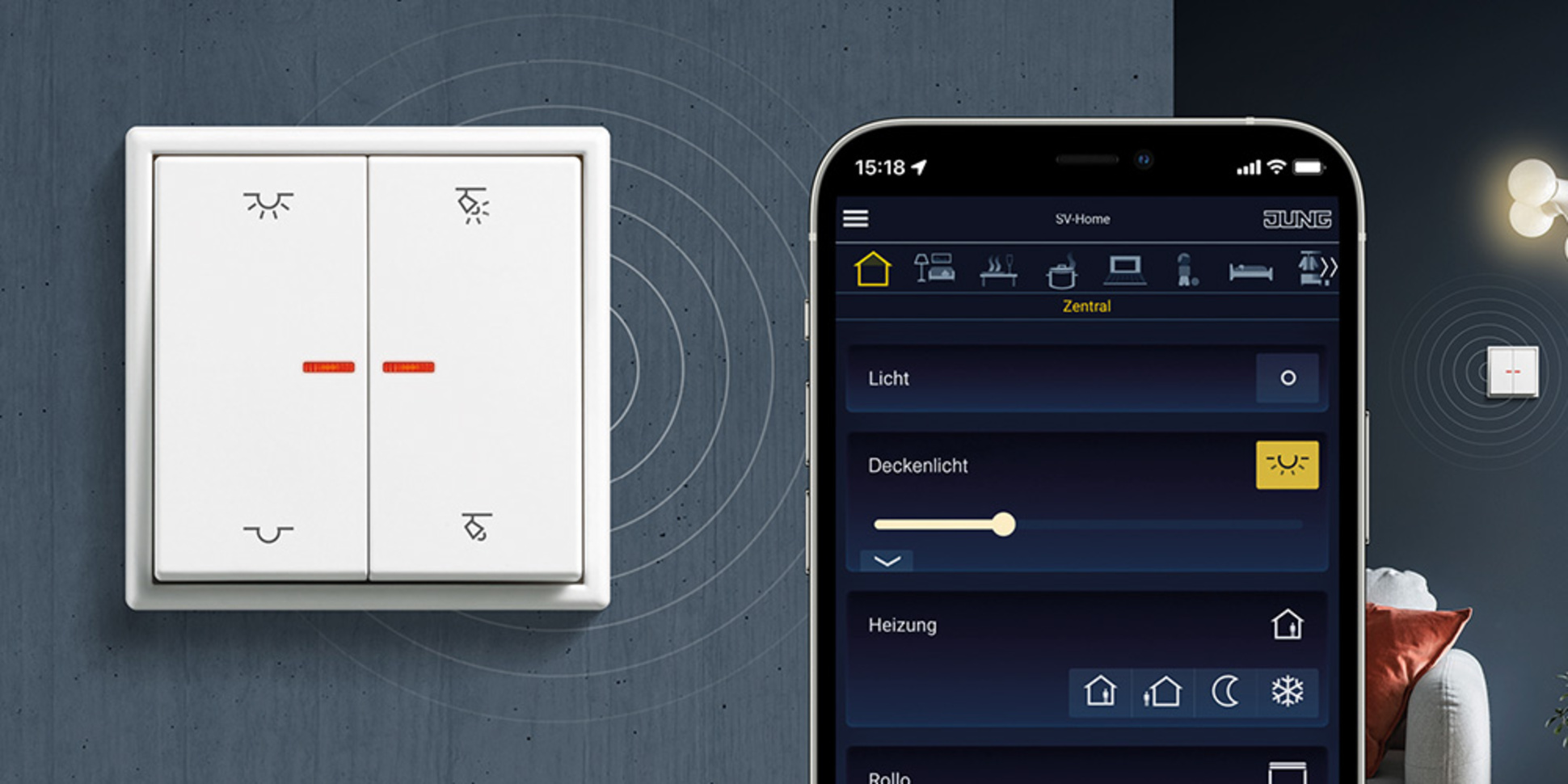 KNX RF Taster bei BeKuLux GmbH & Co.KG in Riepsdorf